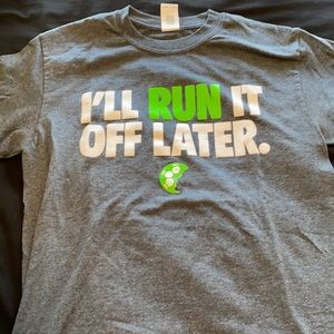 “i’ll run it off later” small tee